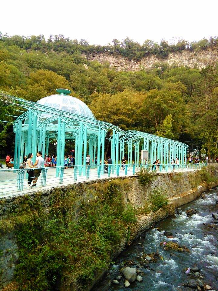 Borjomi central park spring water